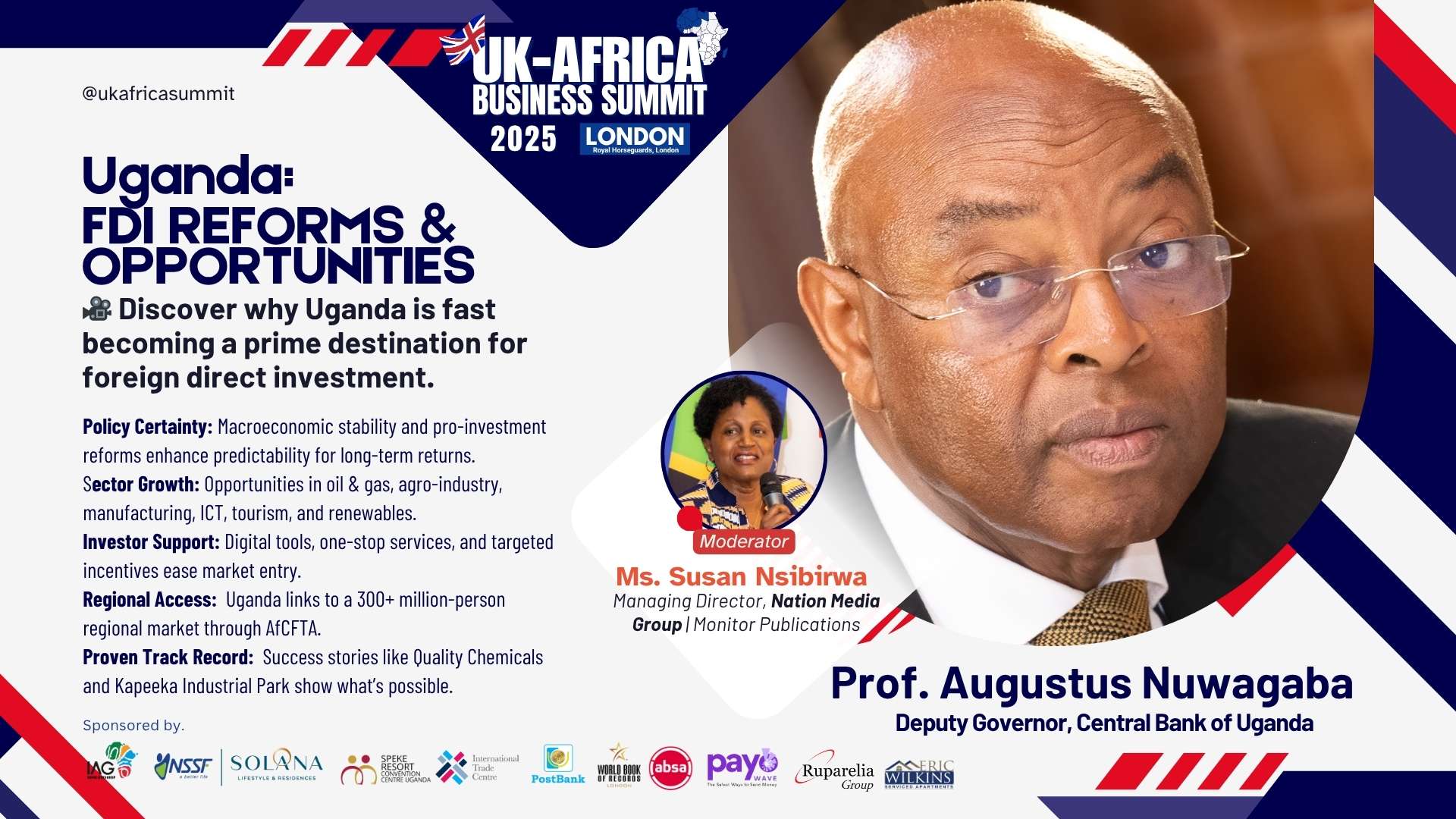 Prof. Augustus Nuwagaba revealed that Uganda holds 30M+ carbon credits — positioning it as Africa’s Green Investment Frontier.